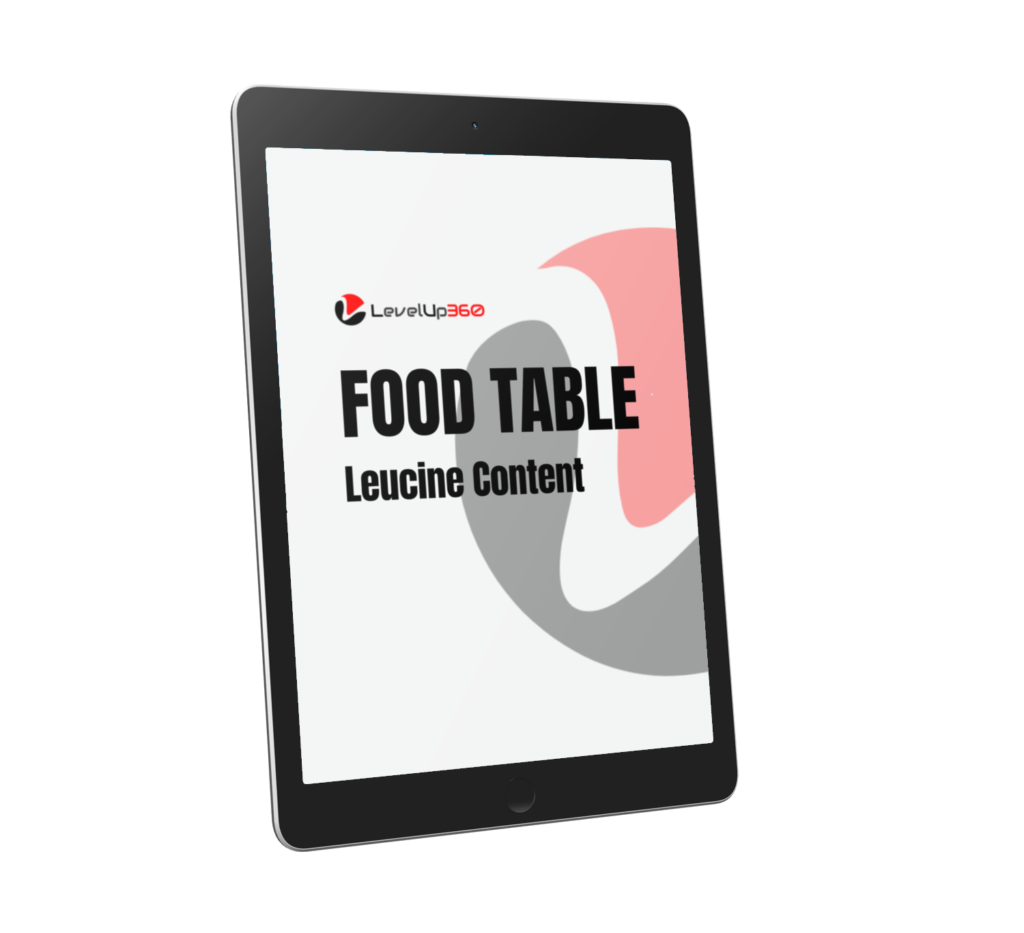 Food Table - Leucine Content_cover