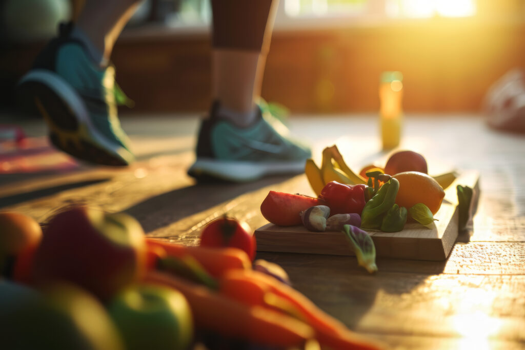 Healthy food after training