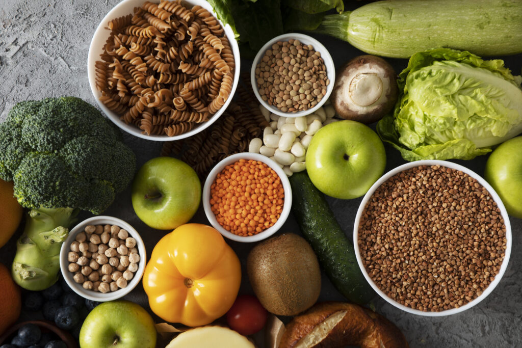 Real food pyramid assortment